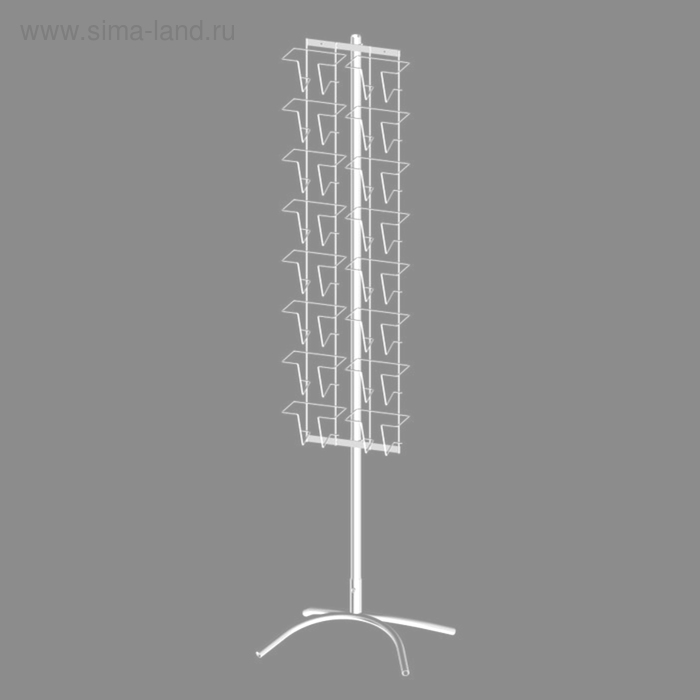 Стойка с дисплеем 16 карманов для CD/DVD, цвет белый
Стойка с дисплеем 16 карманов для CD/DVD, цвет белый