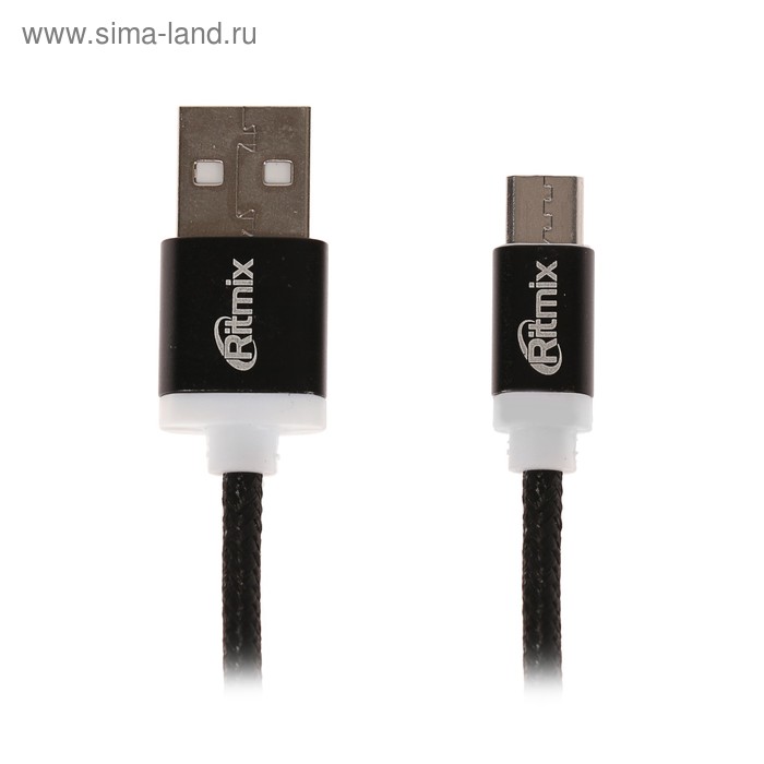 Кабель Ritmix RCC-311, microUSB - USB, тканевая оплетка, 1.5 м, черный
Кабель Ritmix RCC-311, microUSB - USB, тканевая оплетка, 1.5 м, черный