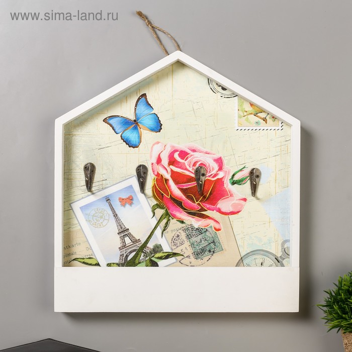 Крючки декоративные дерево с полочкой "Роза" 29х27х3 см
Крючки декоративные дерево с полочкой "Роза" 29х27х3 см