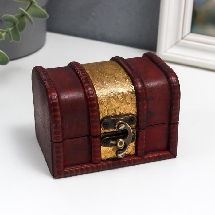 Шкатулка дерево "Золотая полоса" 10х7х7 см
Шкатулка дерево "Золотая полоса" 10х7х7 см