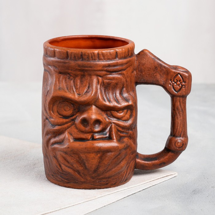 Кружка "Горилла", глазурь, красная глина, 0.5 л
Кружка "Горилла", глазурь, красная глина, 0.5 л