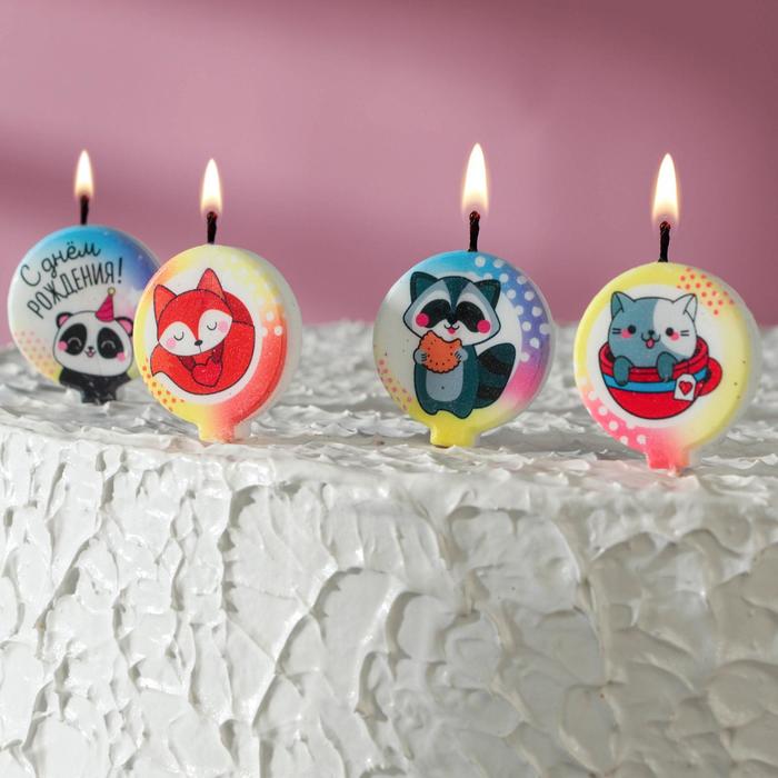 Набор свечей в торт "Зверюшки", 4×4,4см, 4 шт
Набор свечей в торт "Зверюшки", 4×4,4см, 4 шт