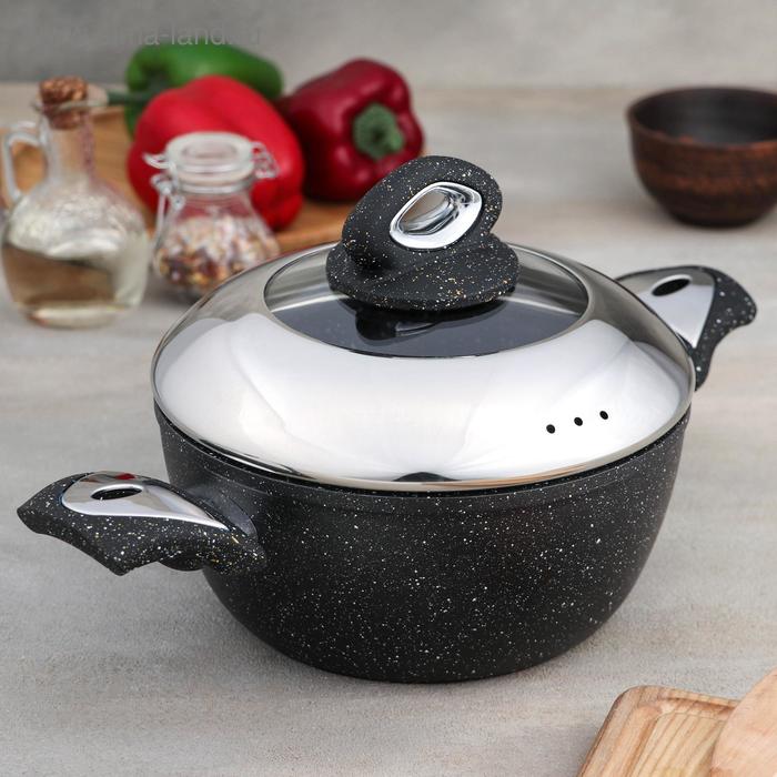 Кастрюля Master Star 1,8 л 20х19 кованый алюминий, с крышкой, индукция, ручка soft-touch
Кастрюля Master Star 1,8 л 20х19 кованый алюминий, с крышкой, индукция, ручка soft-touch