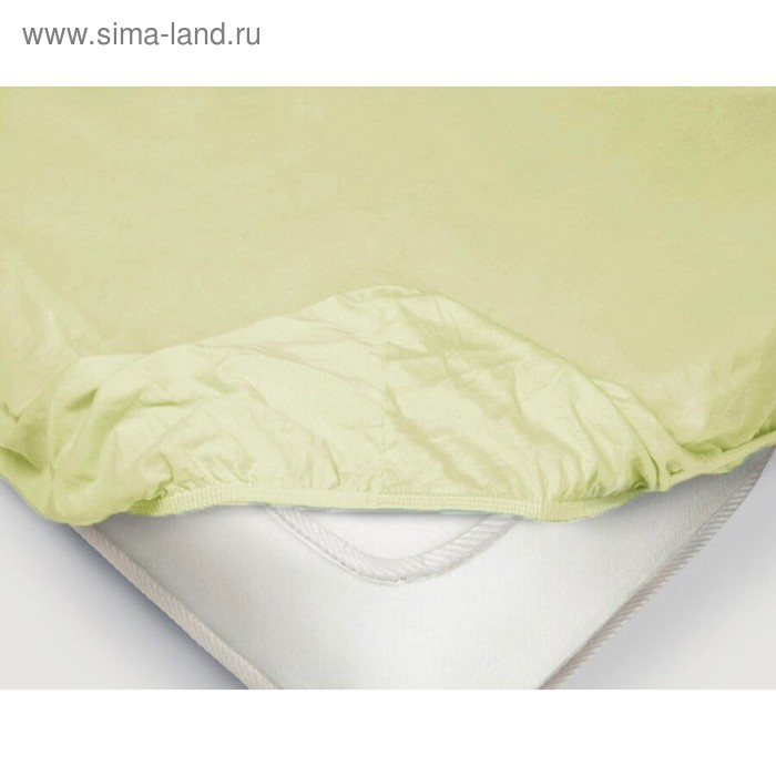 Простыня на резинке, размер 140 × 200 см, поплин, цвет ментоловый
Простыня на резинке, размер 140 × 200 см, поплин, цвет ментоловый