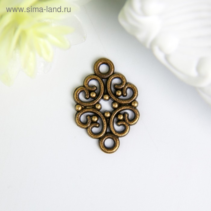 Декоративный элемент "Завитки" 1,2х2 см
Декоративный элемент "Завитки" 1,2х2 см