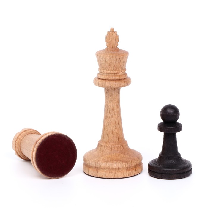фото Шахматы турнирные 37 х 37 см "баталия", утяжеленные, король h-9 см, пешка h-4.4 см woodgames