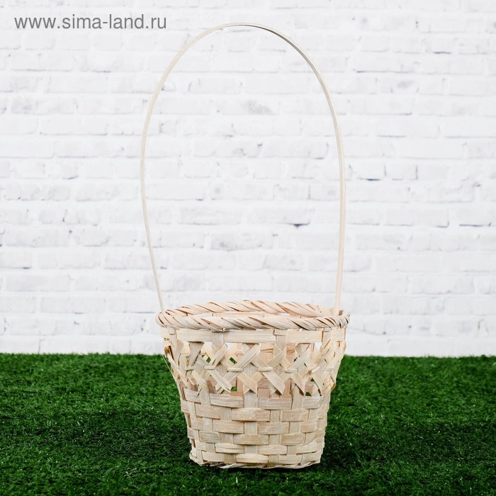 Корзина плетеная, бамбук, 14х14х11/30 см, натуральная
Корзина плетеная, бамбук, 14х14х11/30 см, натуральная