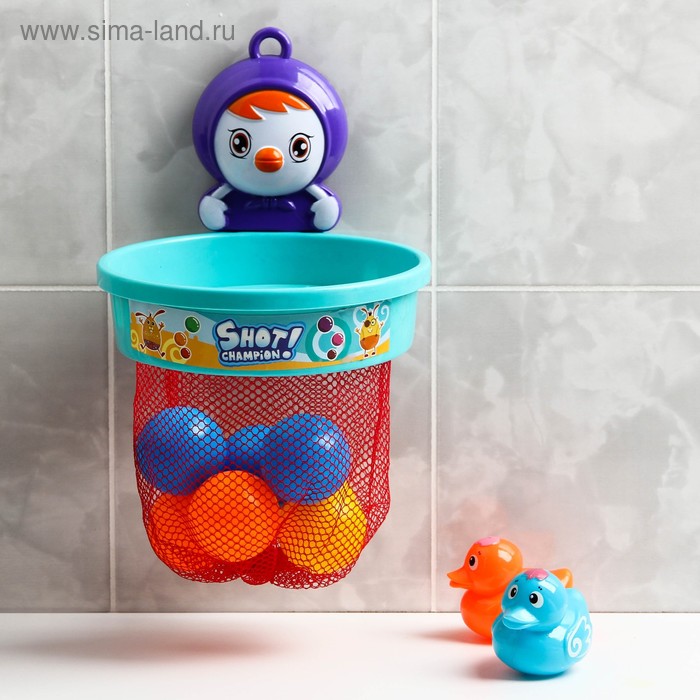 Набор игрушек для купания «Баскетбол - чемпион», на присоске, виды МИКС
Набор игрушек для купания «Баскетбол - чемпион», на присоске, виды МИКС