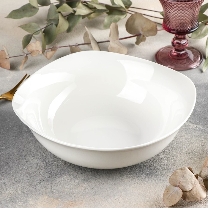 Салатник Ilona, 1,75 л, 23,5×23,5 см, цвет белый
Салатник Ilona, 1,75 л, 23,5×23,5 см, цвет белый