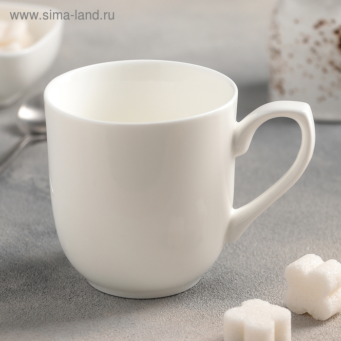 Кружка фарфоровая, 270 мл, цвет белый
Кружка фарфоровая, 270 мл, цвет белый