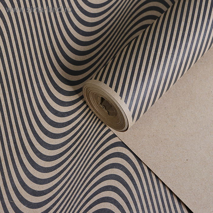 Бумага упаковочная крафт "3D линии чёрные", 0,72 х 10 м, 70 г/м²
Бумага упаковочная крафт "3D линии чёрные", 0,72 х 10 м, 70 г/м²