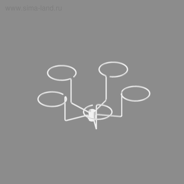 Дисплей 5-и рожковый для головных уборов, цвет белый
Дисплей 5-и рожковый для головных уборов, цвет белый