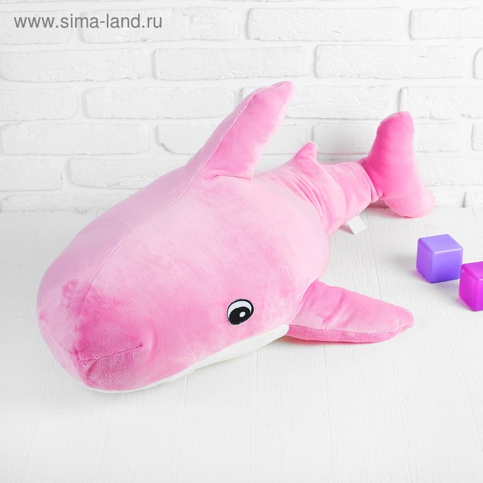 Мягкая игрушка «Акула», цвет розовый, 100х64 см
Мягкая игрушка «Акула», цвет розовый, 100х64 см