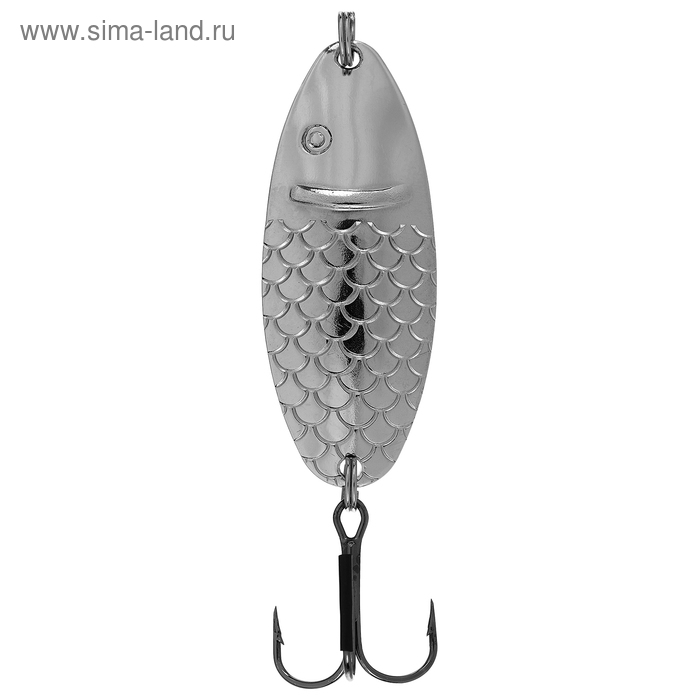 фото Блесна питер «черноспинка», 15 г, цвет белый