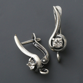 Швензы родированные "Страза", цвет белый в серебре
Швензы родированные "Страза", цвет белый в серебре