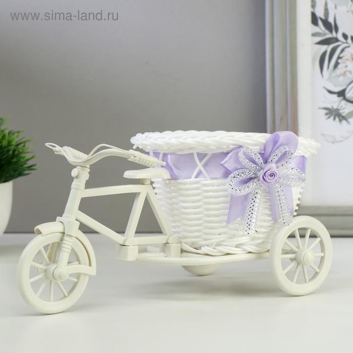 Корзина декоративная "Велосипед с круглой корзинкой" 22х11х11 см 
Корзина декоративная "Велосипед с круглой корзинкой" 22х11х11 см