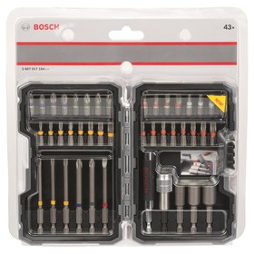 Набор сверл и бит по металлу Bosch 2607017328, 35 шт., 6 сверл, 24 биты, биты-головки
Набор сверл и бит по металлу Bosch 2607017328, 35 шт., 6 сверл, 24 биты, биты-головки