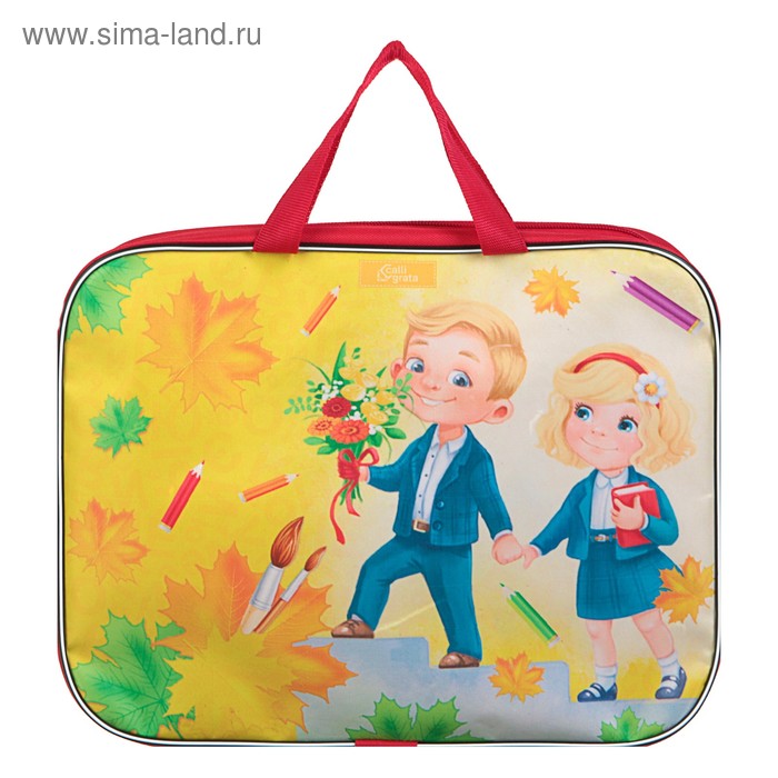 Папка с ручками текстильная, А4, 330 х 260 х 70 мм, Calligrata, «Снова в школу»
Папка с ручками текстильная, А4, 330 х 260 х 70 мм, Calligrata, «Снова в школу»