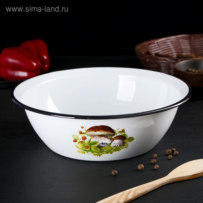 Миска, 3,5 л, с декором в ассортименте, цвет белый
Миска, 3,5 л, с декором в ассортименте, цвет белый
