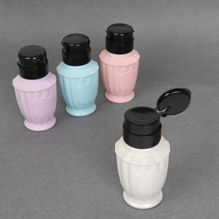 Баночка с дозатором для жидкостей «Винтаж», 200 мл, цвет МИКС
Баночка с дозатором для жидкостей «Винтаж», 200 мл, цвет МИКС