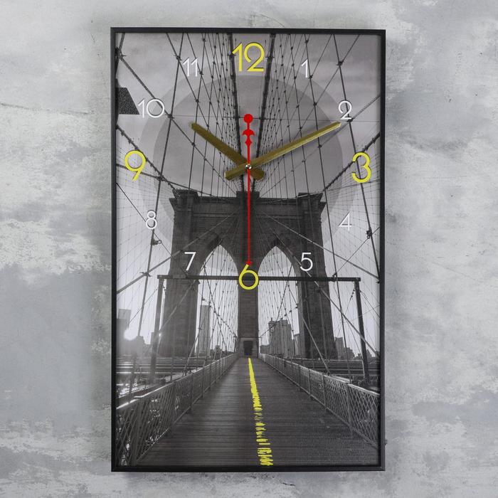 Часы-картина настенные, серия: Город, "Мост в небеса", 57 х 35 х 4 см
Часы-картина настенные, серия: Город, "Мост в небеса", 57 х 35 х 4 см