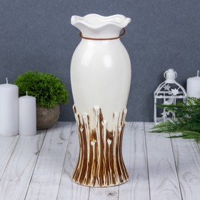 Ваза керамика настольная "Бамбук" 30 см, белый, микс
Ваза керамика настольная "Бамбук" 30 см, белый, микс