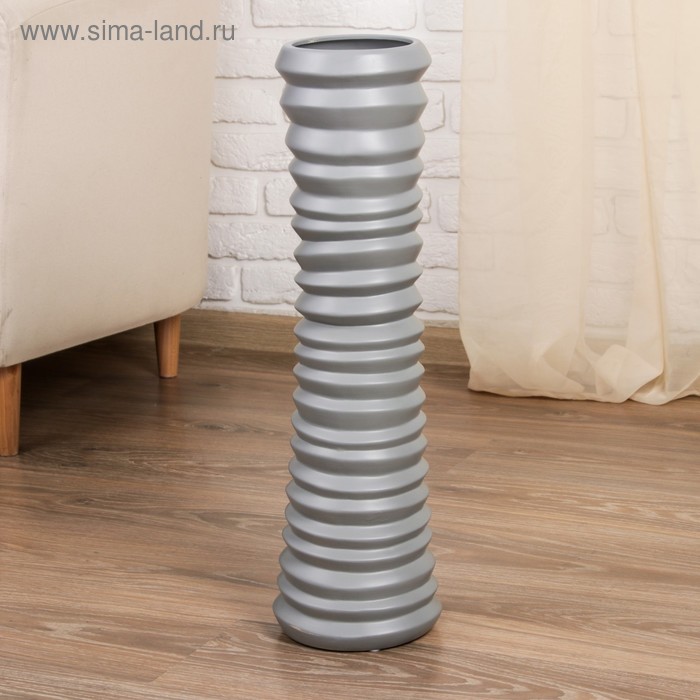 Ваза керамика напольная "Геометрия" 60 см полосы серая
Ваза керамика напольная "Геометрия" 60 см полосы серая