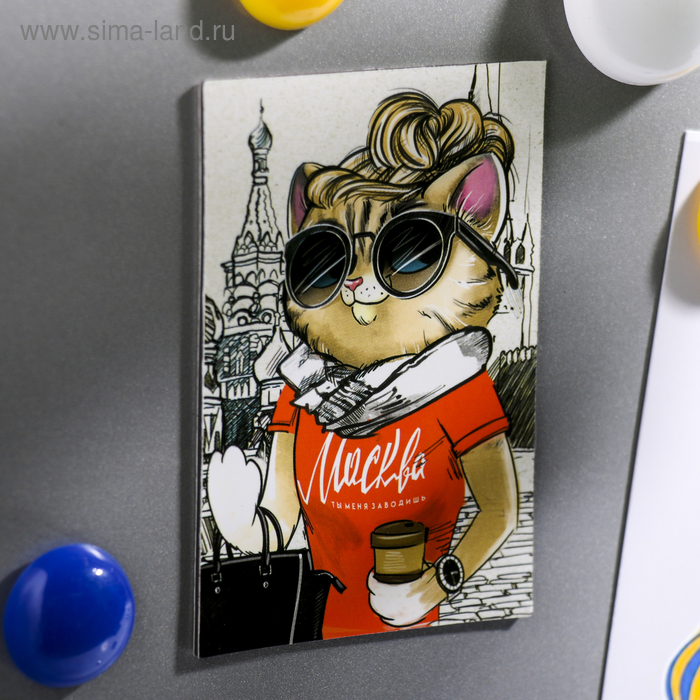 Магнит двусторонний «Москва. Список дел»
Магнит двусторонний «Москва. Список дел»