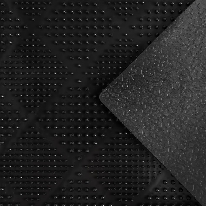 Коврик придверный резиновый «Узор», 39×60 см, цвет чёрный
Коврик придверный резиновый «Узор», 39×60 см, цвет чёрный