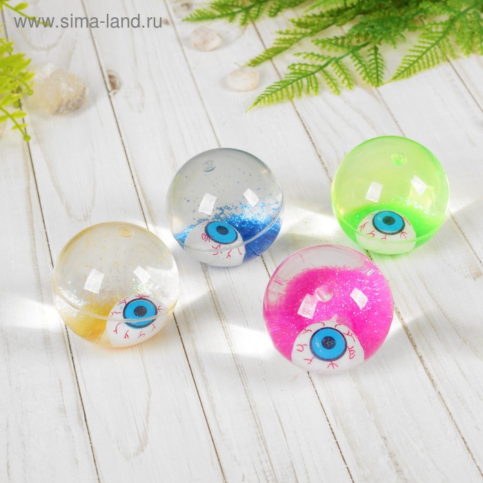 Мяч «Глаз», с водой, световой с блёстками, цвета МИКС
Мяч «Глаз», с водой, световой с блёстками, цвета МИКС