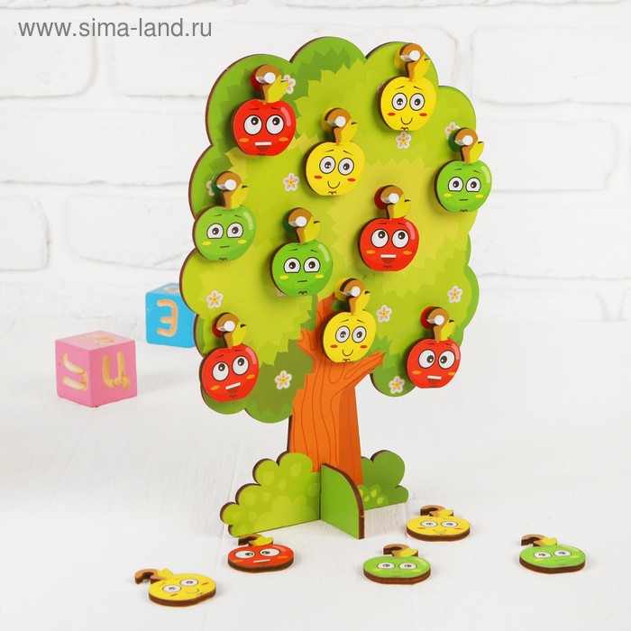 Сортер-дерево «Яблонька» яблоко: 3.5 × 4.5 см
Сортер-дерево «Яблонька» яблоко: 3.5 × 4.5 см