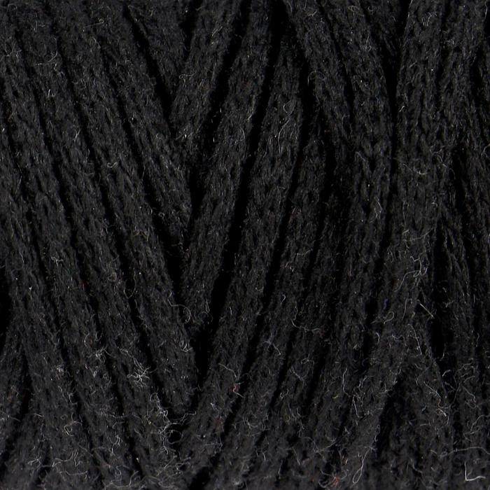 Шнур для рукоделия хлопковый 100% хлопок 4 мм, 50м/140гр (чёрный)
Шнур для рукоделия хлопковый 100% хлопок 4 мм, 50м/140гр (чёрный)