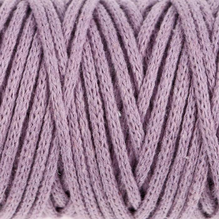 Шнур для рукоделия хлопковый 100% хлопок 4 мм, 50м/140гр (сиреневый)
Шнур для рукоделия хлопковый 100% хлопок 4 мм, 50м/140гр (сиреневый)