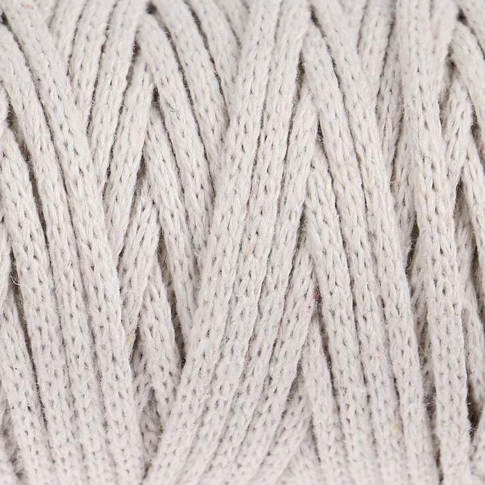 Шнур для рукоделия хлопковый 100% хлопок 4 мм, 50м/140гр (кремовый)
Шнур для рукоделия хлопковый 100% хлопок 4 мм, 50м/140гр (кремовый)