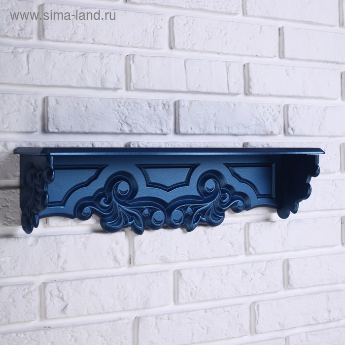 Полка навесная "Прованс", 1 полка, синяя, 49×14×13 см
Полка навесная "Прованс", 1 полка, синяя, 49×14×13 см