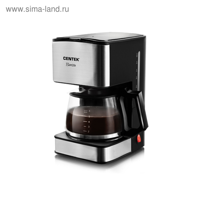 Кофеварка Centek CT-1144, капельная, 680 Вт, 0.8 л, противокапельная система, серебристая
Кофеварка Centek CT-1144, капельная, 680 Вт, 0.8 л, противокапельная система, серебристая