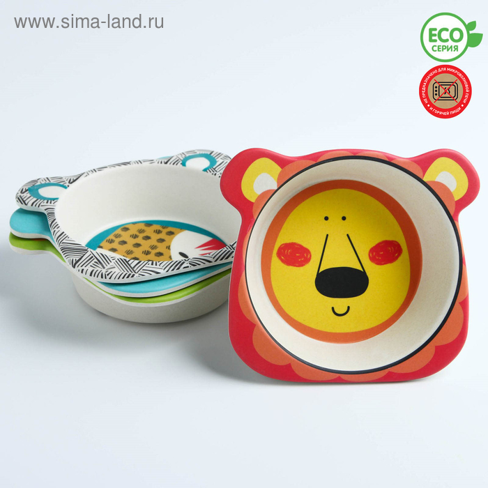 Миска - тарелочка детская из бамбука «Мордочки», цвет и рисунок МИКС, 250 мл, 13,5х13,5х4
Миска - тарелочка детская из бамбука «Мордочки», цвет и рисунок МИКС, 250 мл, 13,5х13,5х4