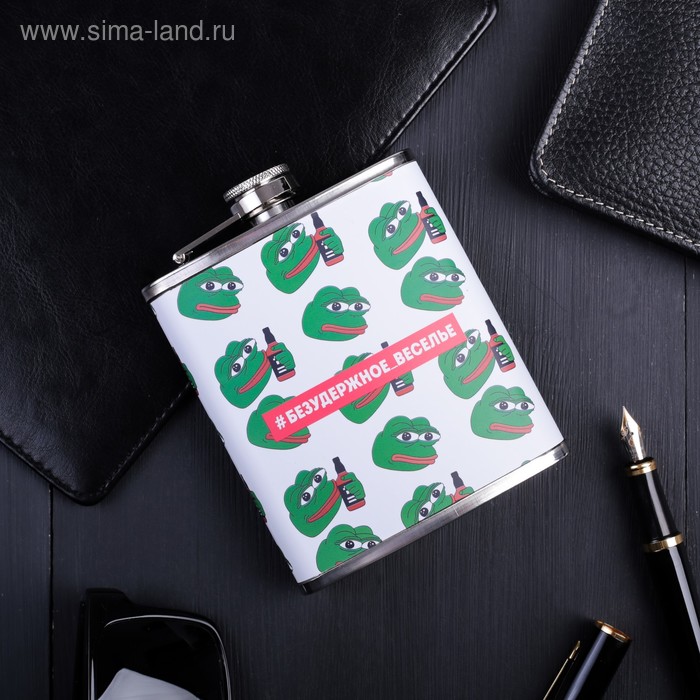 фото Фляжка «безудержное веселье», 210 мл