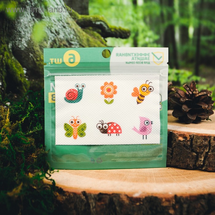 Наклейки антимоскитные SAFEX, №5, 6 шт.
Наклейки антимоскитные SAFEX, №5, 6 шт.