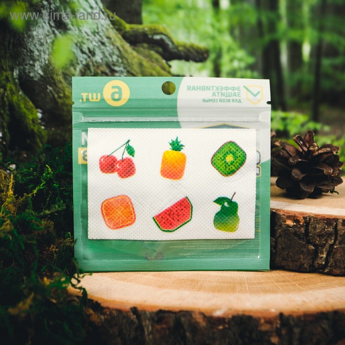 Наклейки антимоскитные SAFEX, №6, 6 шт.
Наклейки антимоскитные SAFEX, №6, 6 шт.