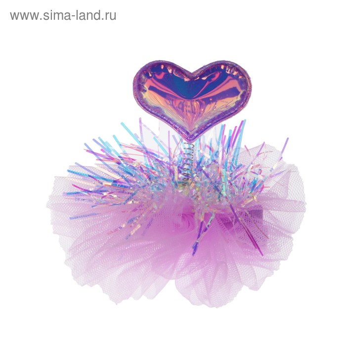Карнавальный зажим «Сердечко», цвета МИКС
Карнавальный зажим «Сердечко», цвета МИКС