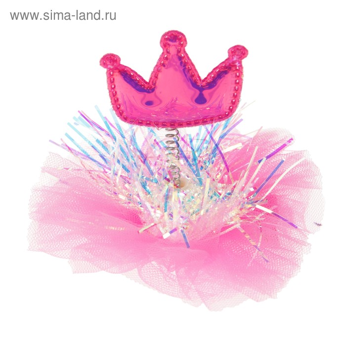 фото Карнавальный зажим «принцесса», цвета микс