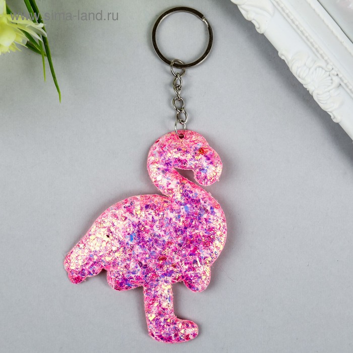 Брелок текстиль фольга "Фламинго" розовый 10х7,5 см
Брелок текстиль фольга "Фламинго" розовый 10х7,5 см
