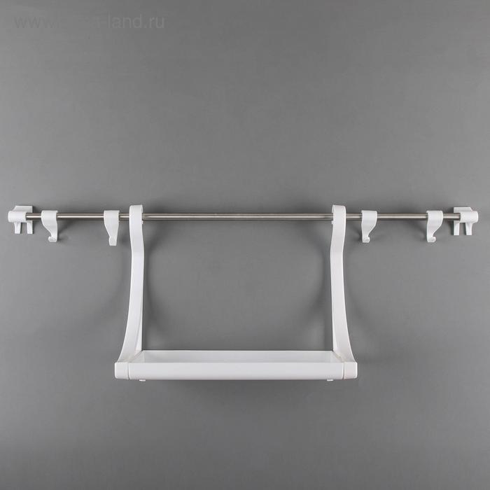 Набор рейлинг с полкой Prestige, цвет снежно-белый
Набор рейлинг с полкой Prestige, цвет снежно-белый