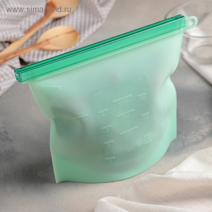Силиконовый пакет zip lock, 21,5×18 см, 1,1 л, многофункциональный, герметичный, цвет бирюзовый
Силиконовый пакет zip lock, 21,5×18 см, 1,1 л, многофункциональный, герметичный, цвет бирюзовый