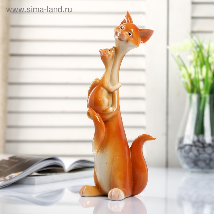 Сувенир полистоун обнимашки "Лиса с лисёнком" 23х8х7 см
Сувенир полистоун обнимашки "Лиса с лисёнком" 23х8х7 см