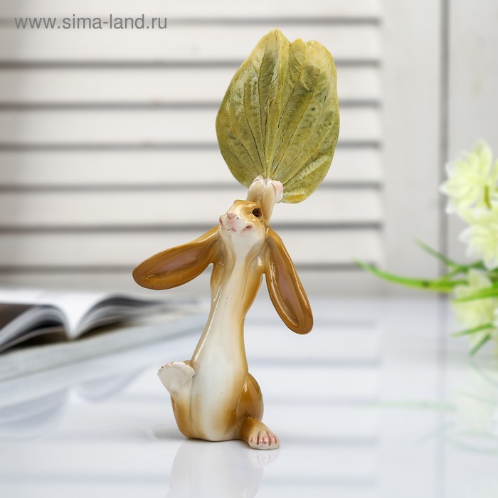 Сувенир полистоун миниатюра "Заяц с листом" 6х5х14 см
Сувенир полистоун миниатюра "Заяц с листом" 6х5х14 см