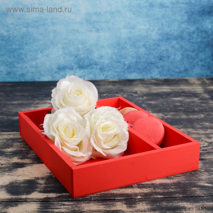 Кашпо деревянное 25.5×20×4.5 см "Макарунас", красный Дарим Красиво
Кашпо деревянное 25.5×20×4.5 см "Макарунас", красный Дарим Красиво