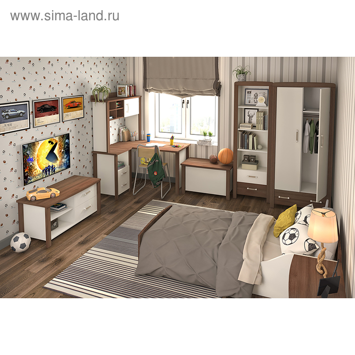 фото Стол угловой стд-у, 1300 × 1230 × 755 мм, цвет карамель / карамель