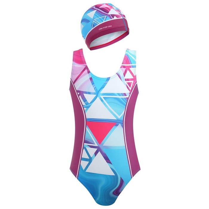 Комплект для плавания детский (купальник+шапочка), размер 32, рост 122 см
Комплект для плавания детский (купальник+шапочка), размер 32, рост 122 см